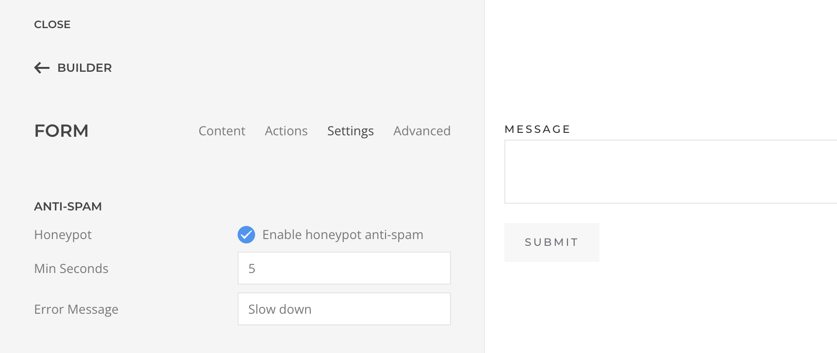 Form Honeypot